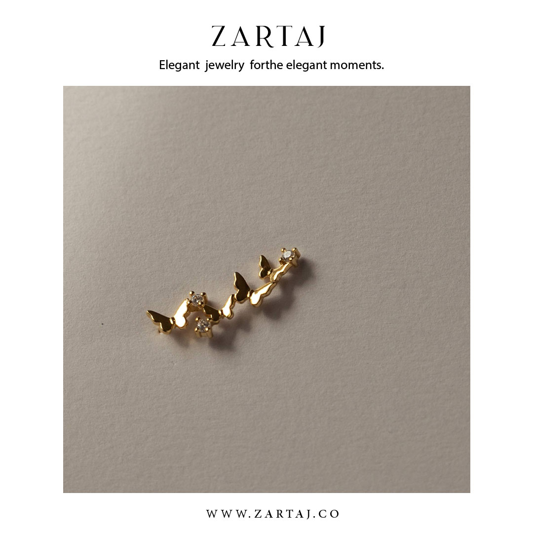 گوشواره طلا زرتاج کد gtz۰۲5