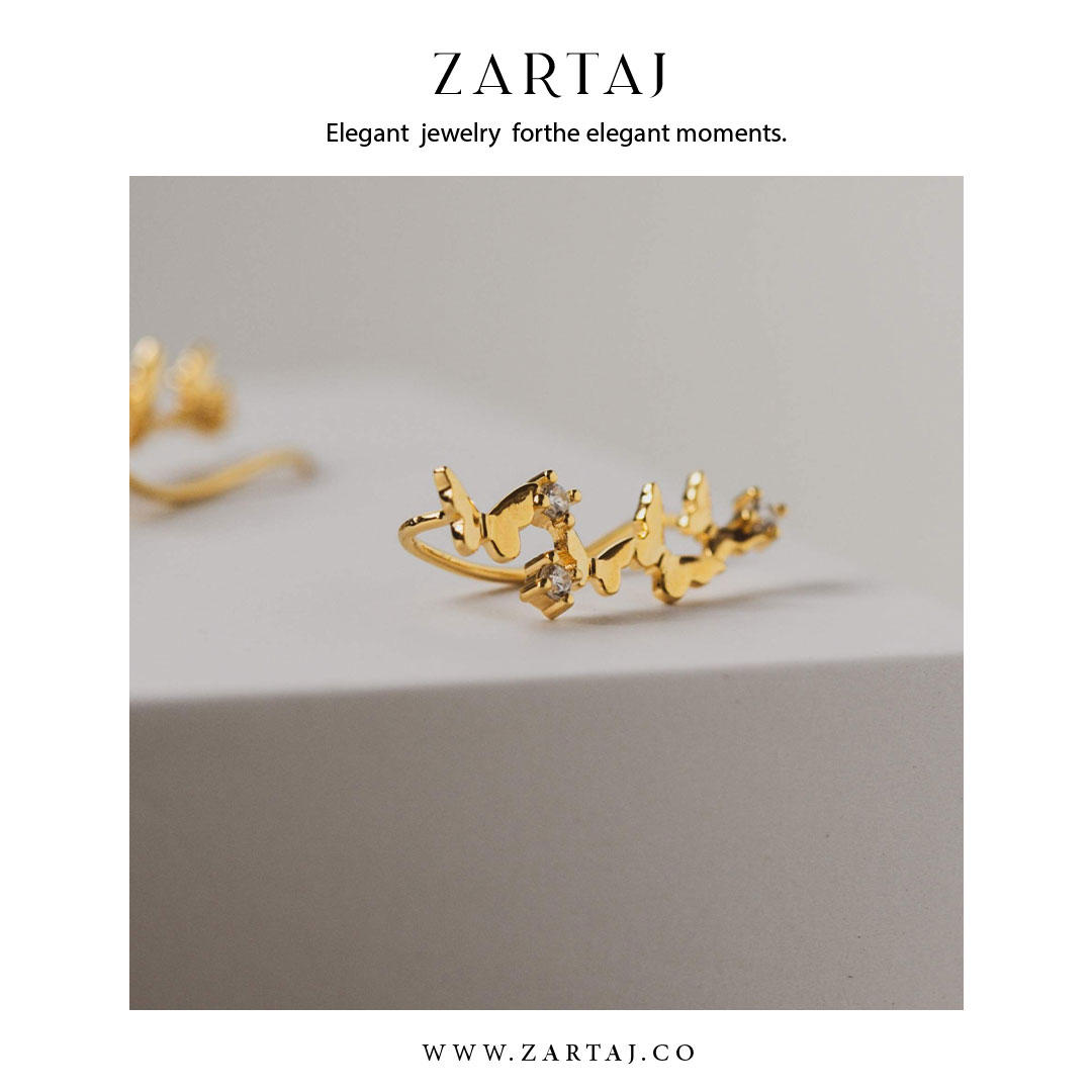 گوشواره طلا زرتاج کد gtz۰۲5