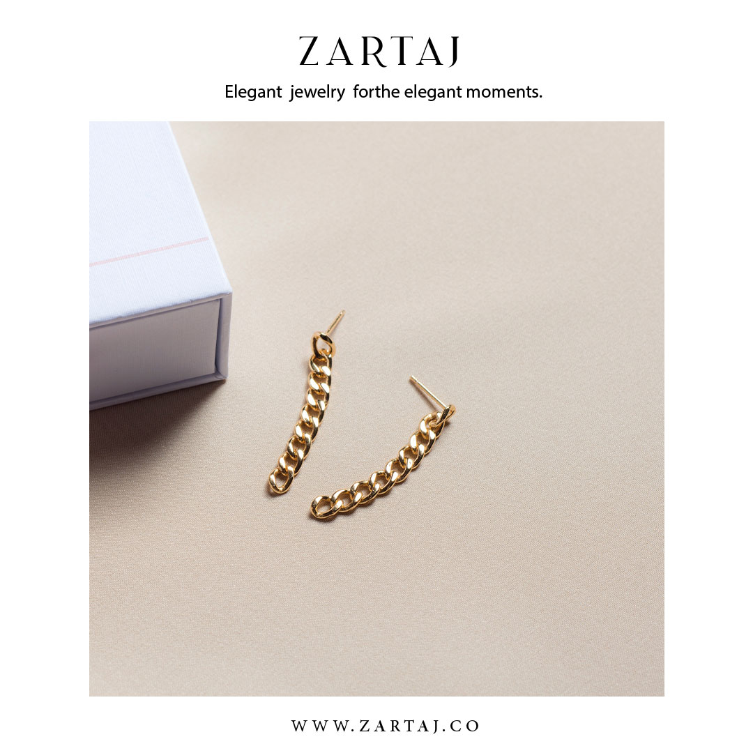 گوشواره طلا زرتاج کد gtz۰۲8