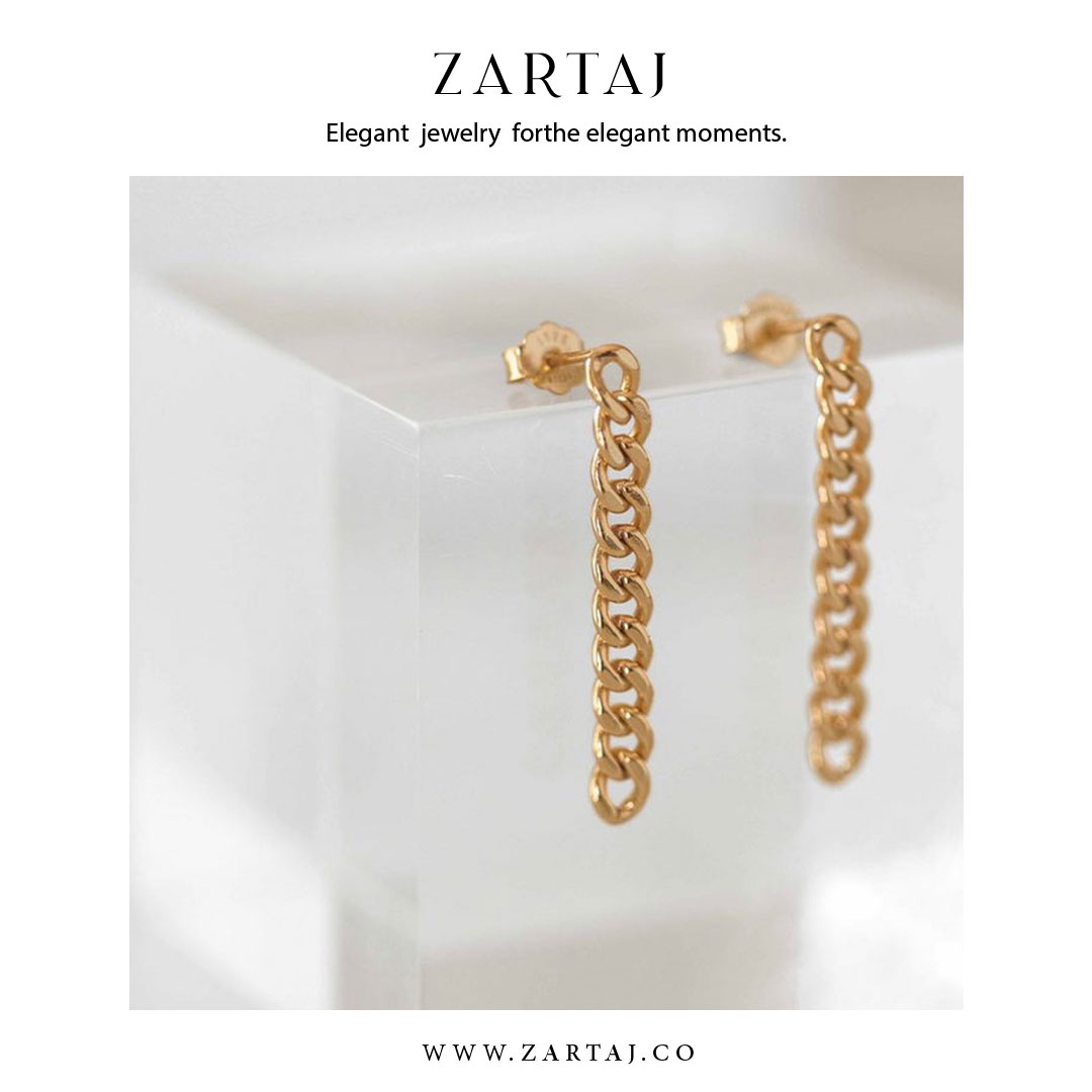 گوشواره طلا زرتاج کد gtz۰۲8