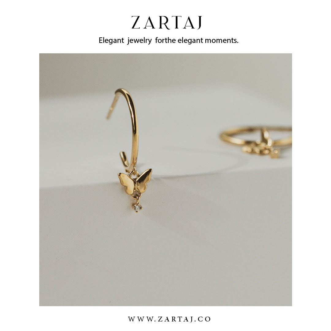 گوشواره طلا زرتاج کد gtz۰31