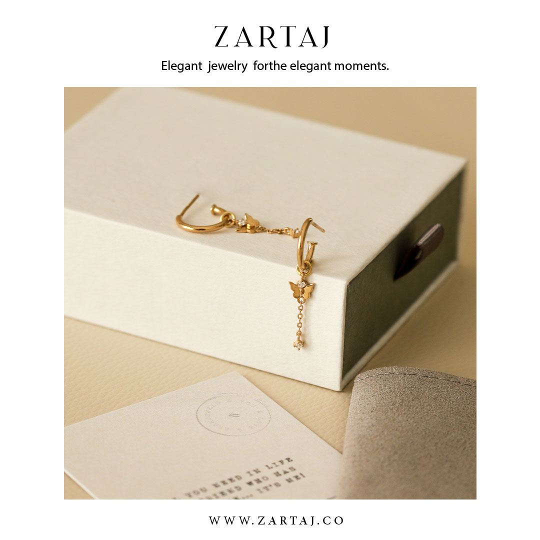 گوشواره طلا زرتاج کد gtz۰33