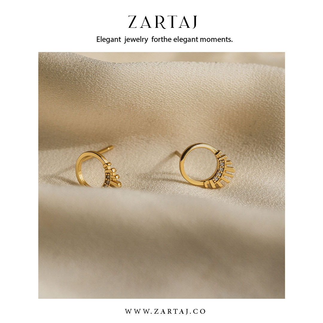 گوشواره طلا زرتاج کد gtz۰34