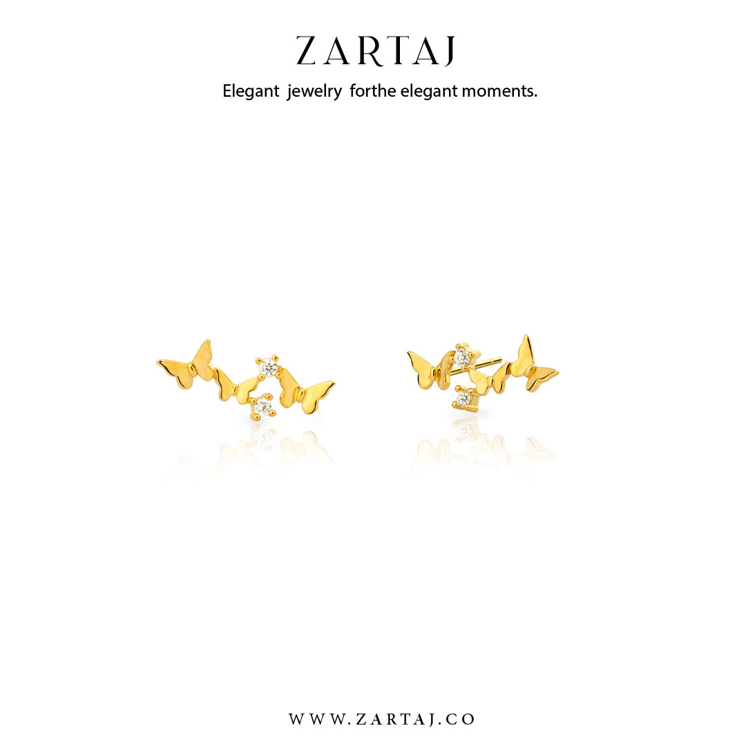 گوشواره طلا زرتاج کد gtz۰35
