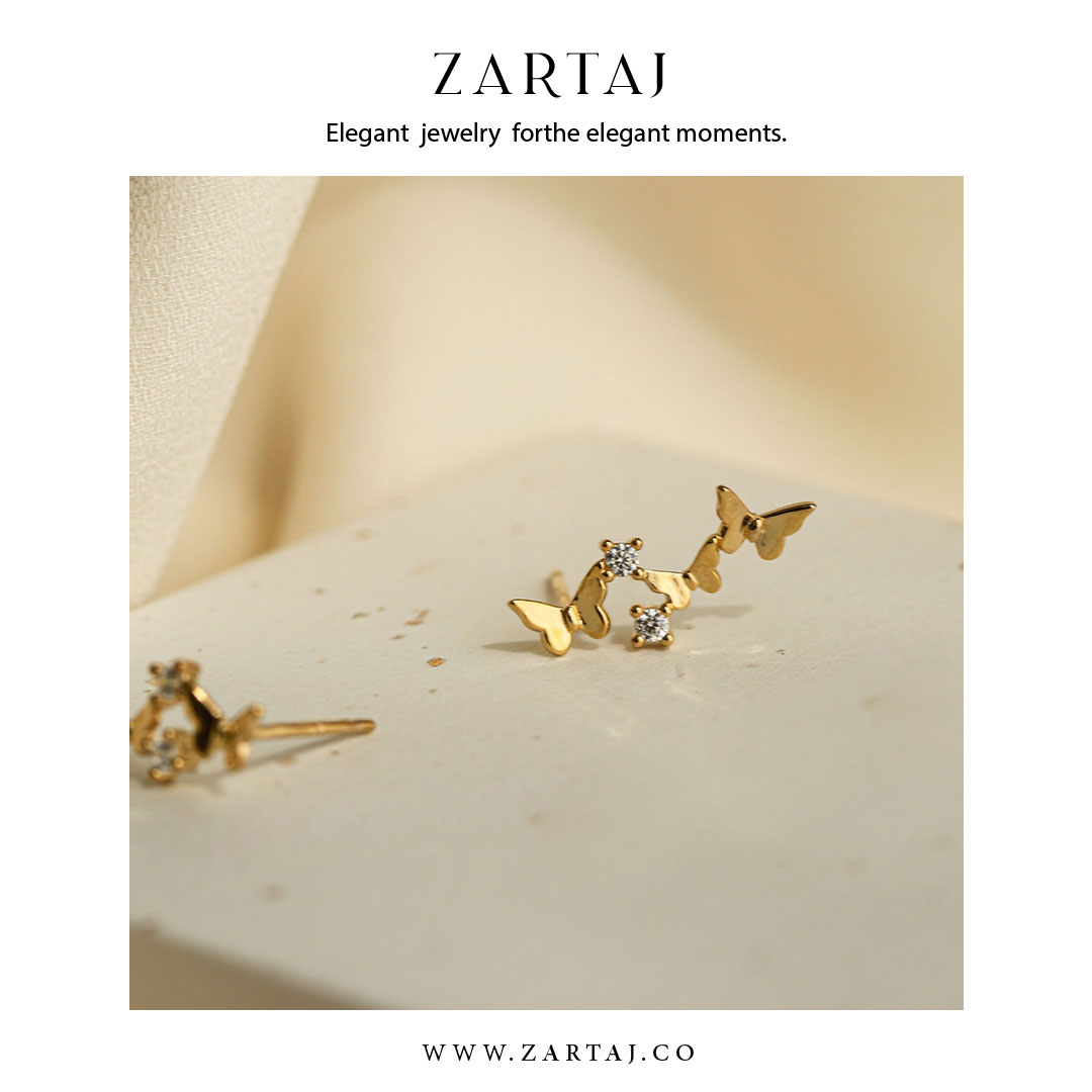 گوشواره طلا زرتاج کد gtz۰35