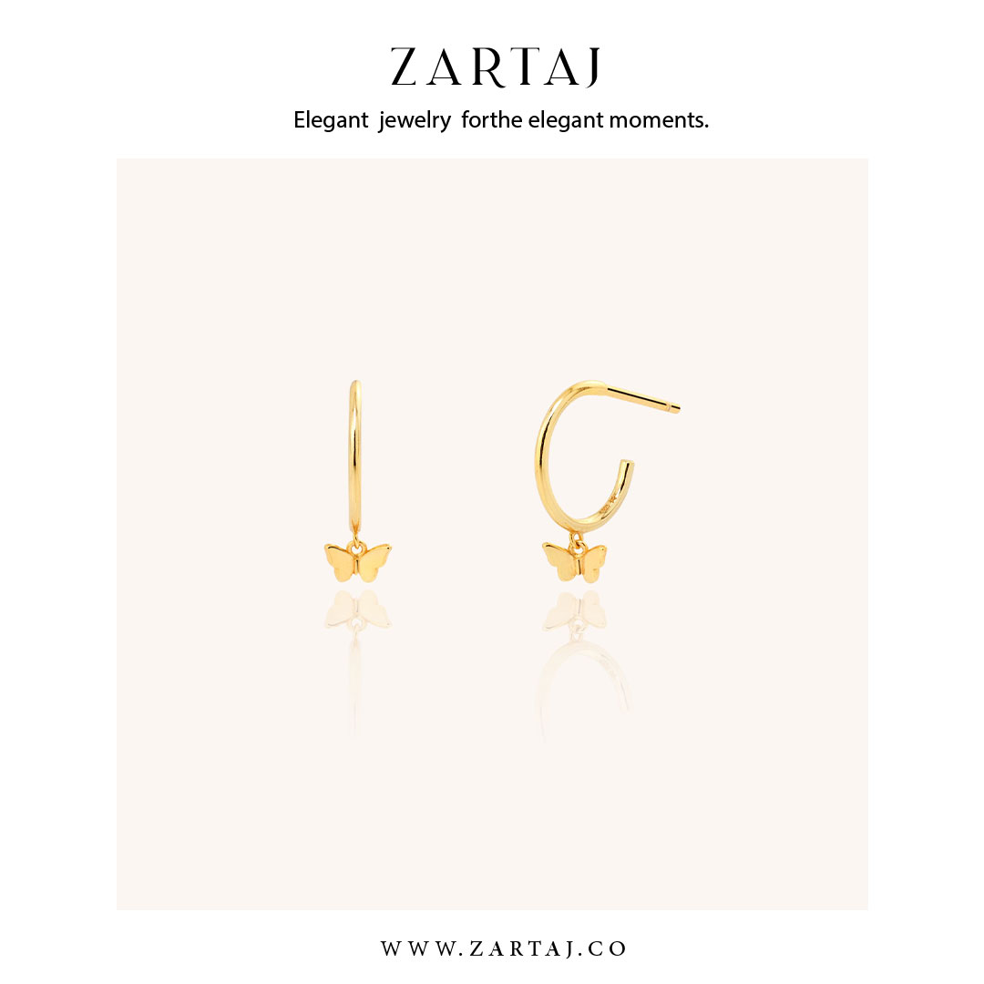 گوشواره طلا زرتاج کد gtz۰36