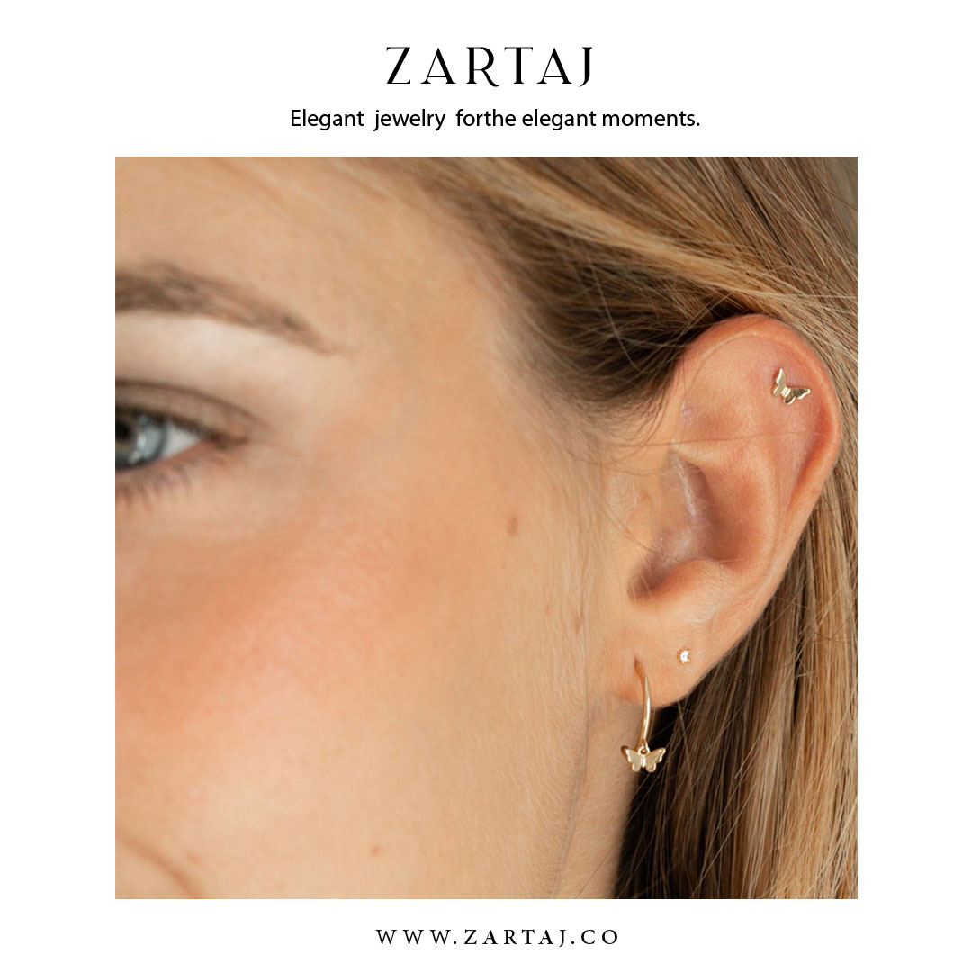 گوشواره طلا زرتاج کد gtz۰36