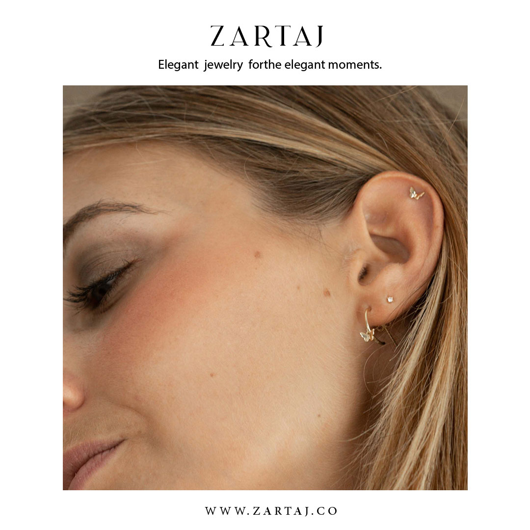 گوشواره طلا زرتاج کد gtz۰36