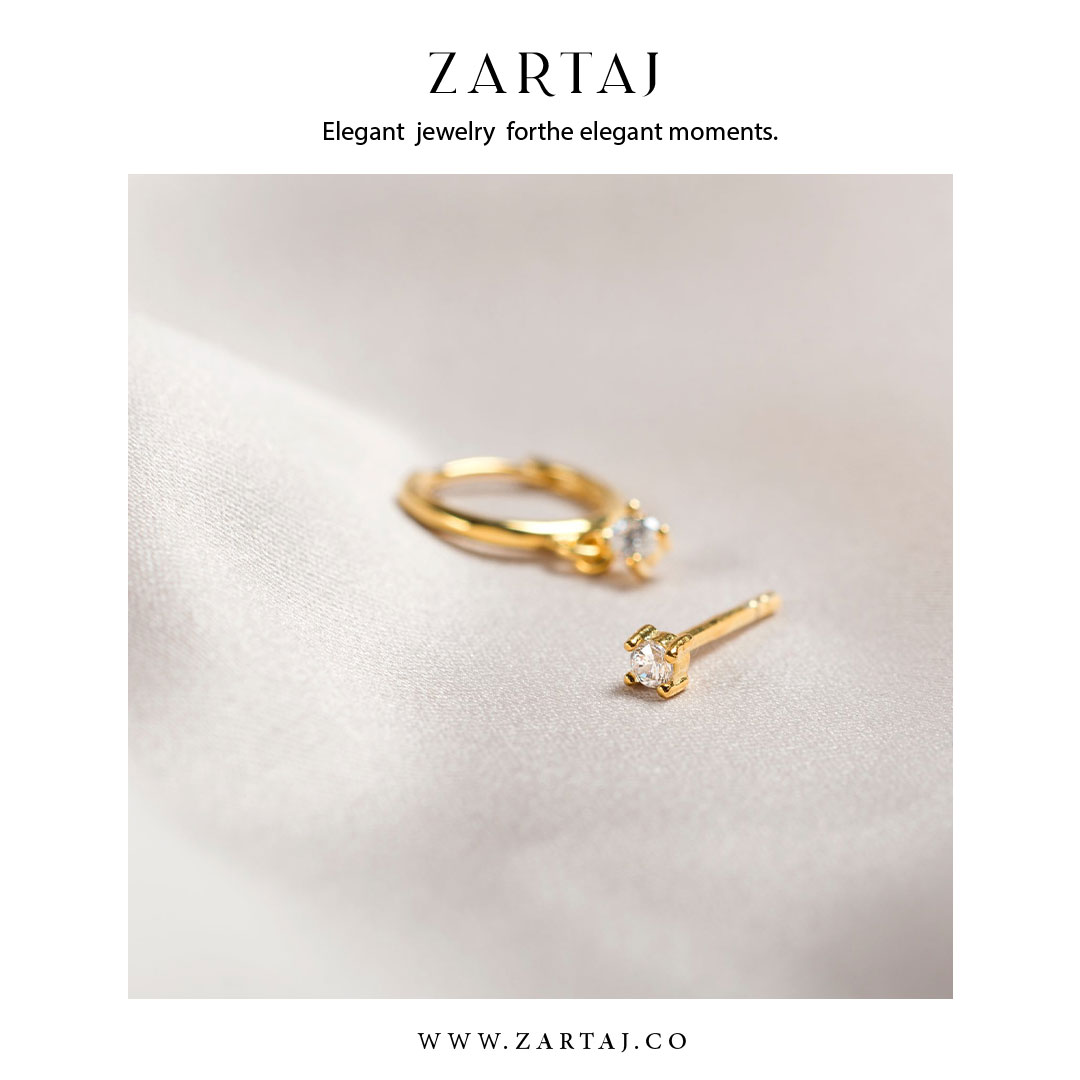 گوشواره طلا زرتاج کد gtz۰۵5