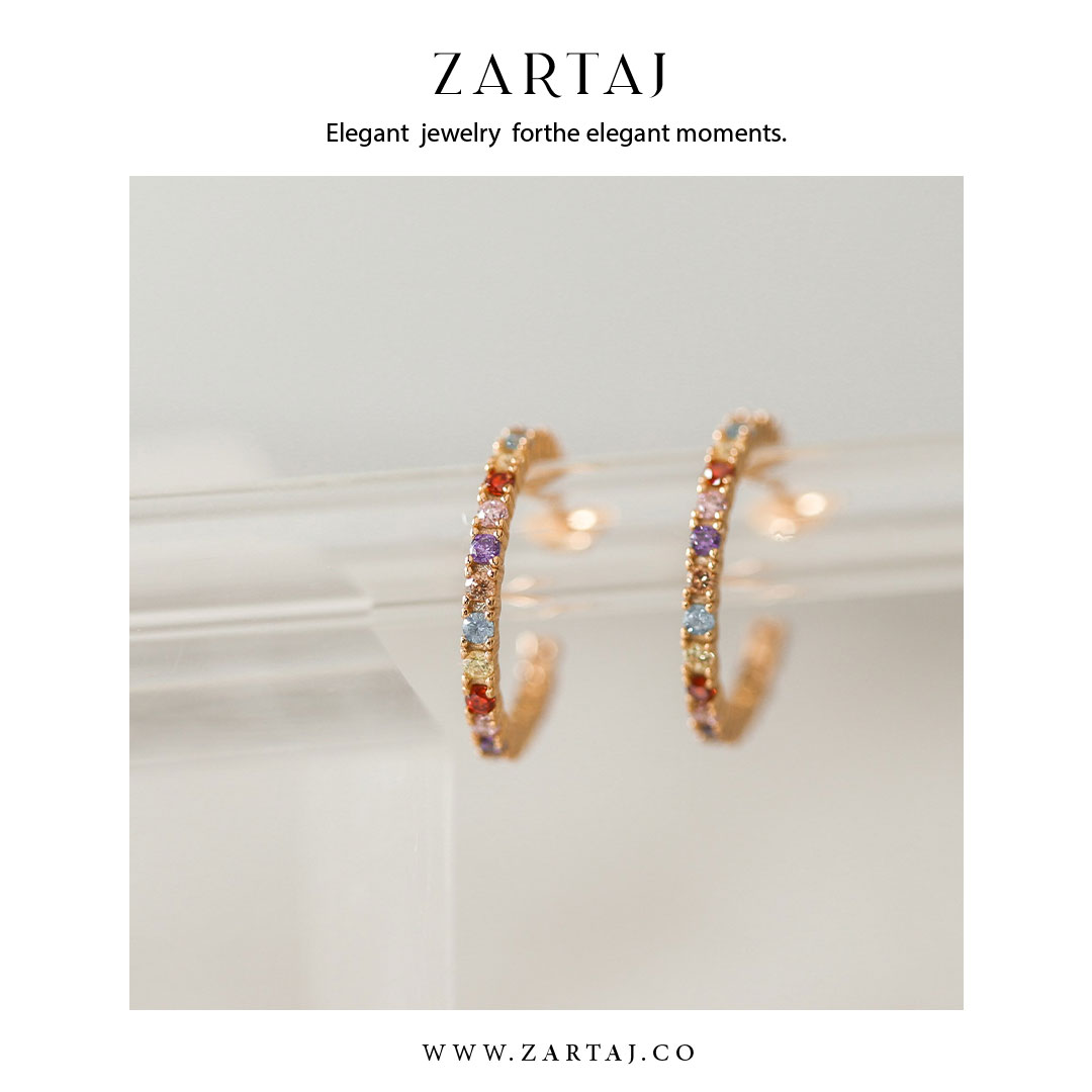 گوشواره طلا زرتاج کد gtz۰۵6