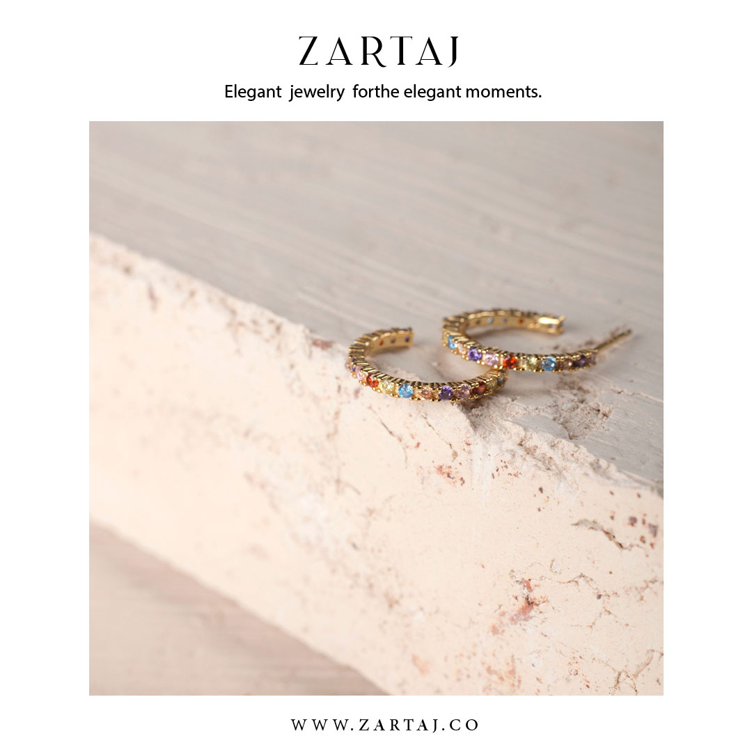 گوشواره طلا زرتاج کد gtz۰۵6