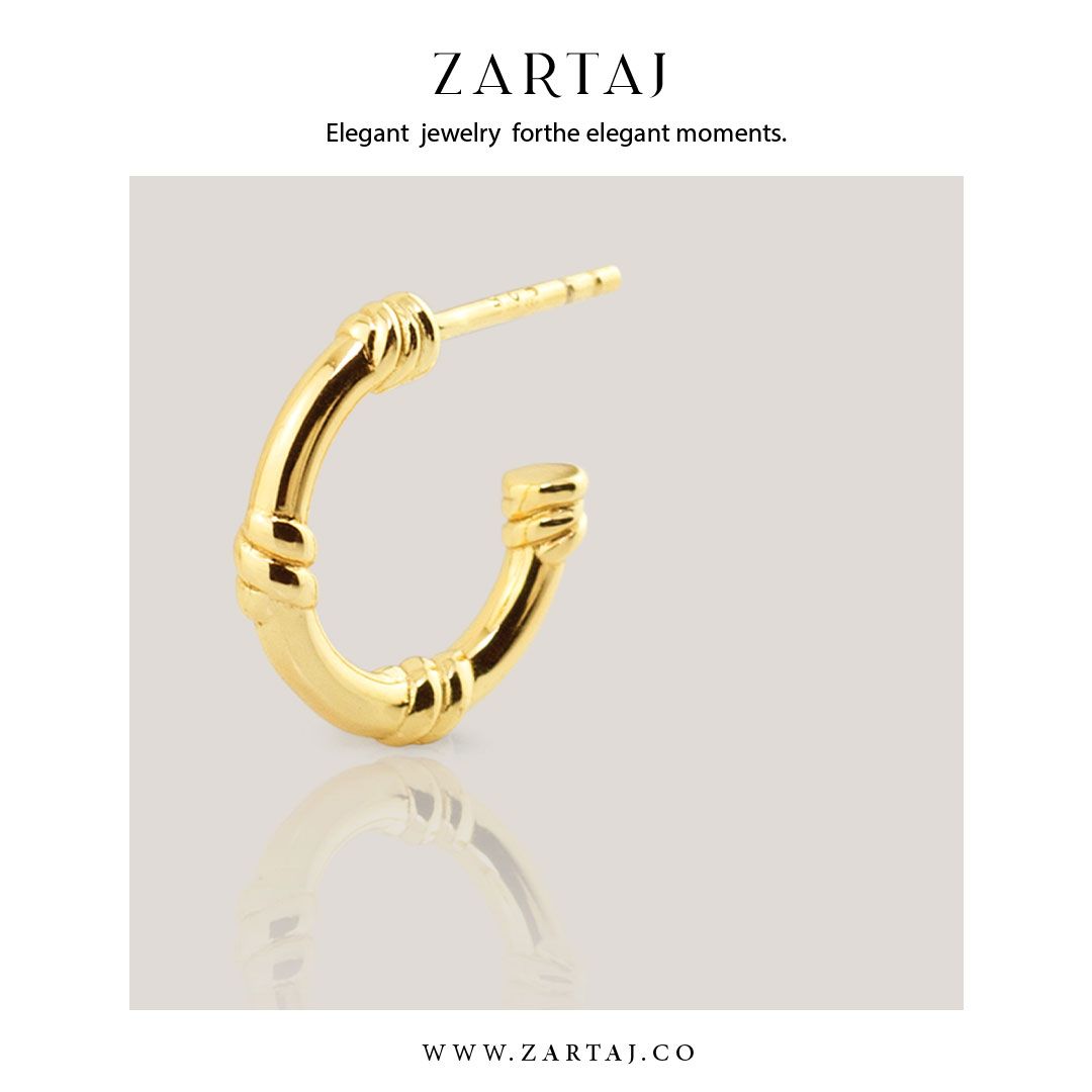 گوشواره طلا زرتاج کد gtz۰۵7