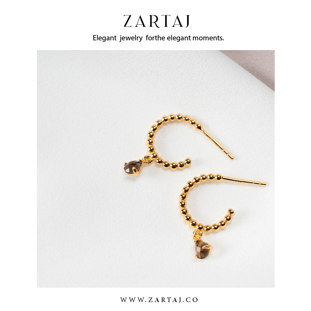 گوشواره طلا زرتاج کد gtz۰۵9