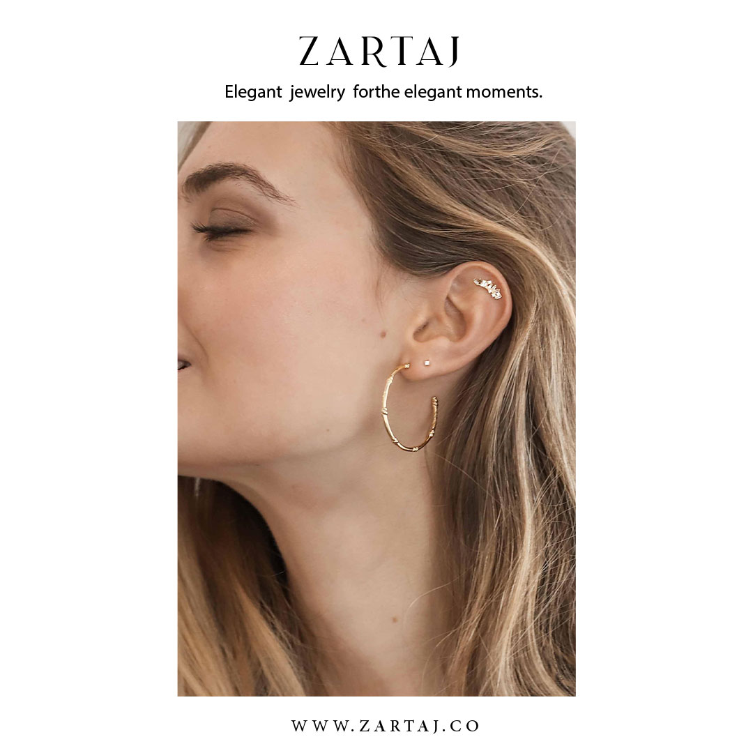 گوشواره طلا زرتاج کد gtz۰60