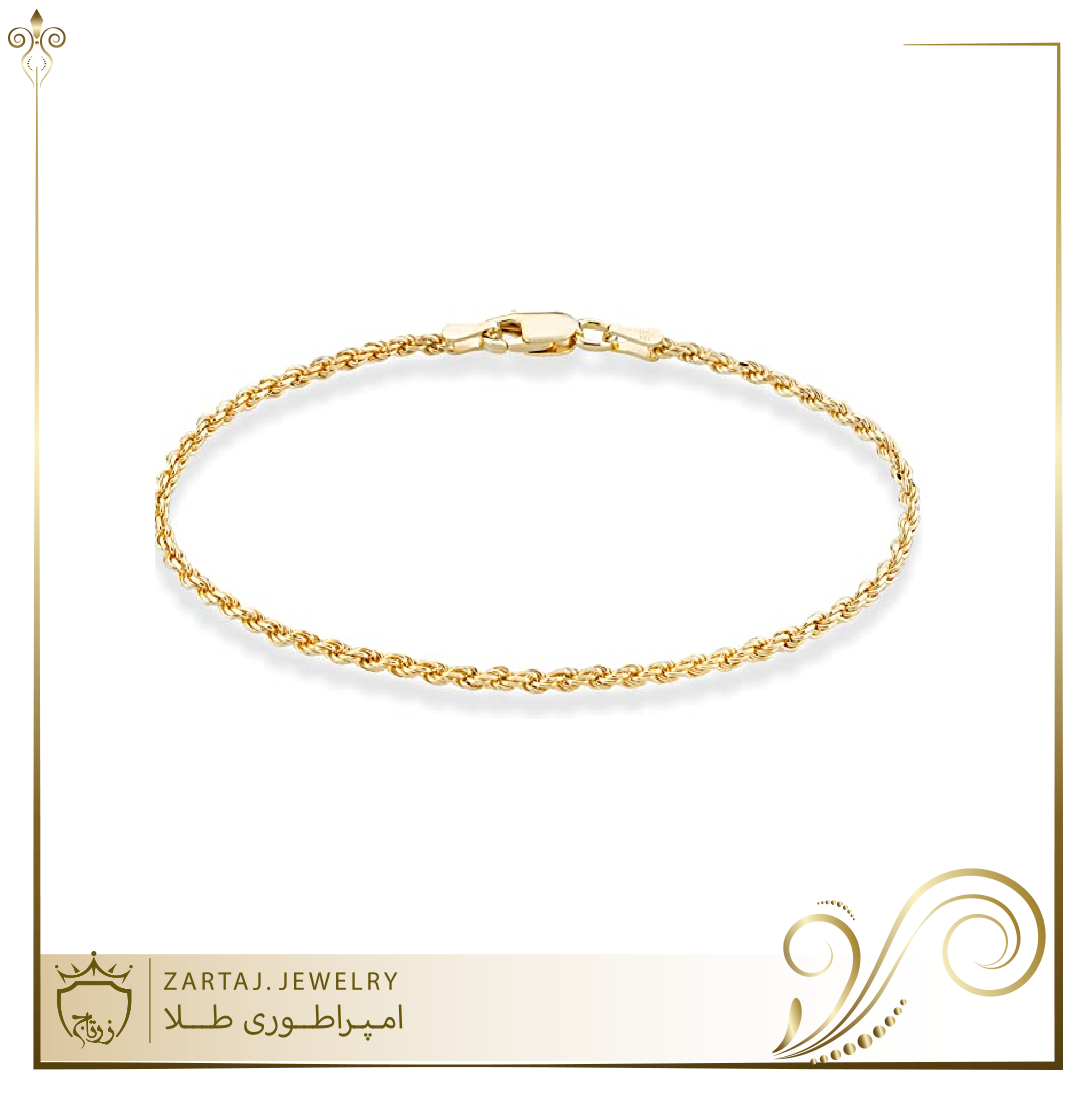 دستبند طلا ایتالیایی کلاسیک